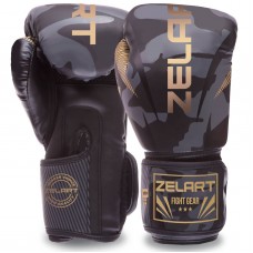 Рукавички боксерські Venum Impact 12 унції, чорний камуфляж, код: BO-0870_12BKK