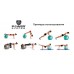 М"яч для фітнесу (фітбол) Power System PRO Gymball Ø55 см, помаранчевий, код: PS-4011_55cm_Orange-PP