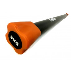 Палка гімнастичний (Бодибар) EasyFit Body Bar 9 кг, чорно-жовтогарячий, код: EF-1251-9