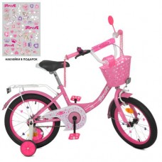 Велосипед дитячий Profi Kids Princess d=16, рожевий, код: Y1611-1-MP