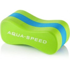 Колобашка для плавання Aqua Speed Junior 3 Layesr Pullbuoy 200x80x100 мм, зелений-блакитний, код: 5908217673084