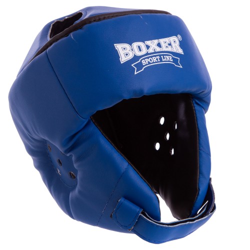 Шолом боксерський Boxer L синій, код: 2030-4_LBL