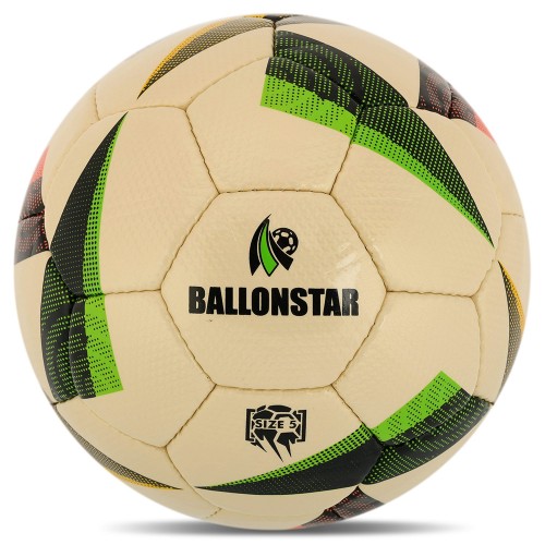 М"яч футбольний Ballonstar Crystal №5 PU, білий, код: FB-4217