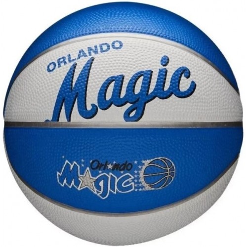 М"яч баскетбольний Wilson NBA Team Retro BSKT Mini ORL Magic №3, синій-сірий, код: 194979034682