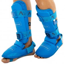 Захист гомілки та стопи для єдиноборств Araza, розмір L, синій, код: BO-1252_LBL Захист гомілки та стопи для єдиноборств Araza, розмір L, синій, код: BO-1252_LBL