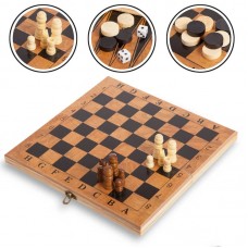 Шахи, шашки, нарди 3 в 1 ChessTour, код: S2414 Шахи, шашки, нарди 3 в 1 ChessTour, код: S2414