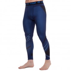 Компресійні штани тайтси чоловічі Venum 2XL, зріст 180-185, синій, код: 9620_2XLBL