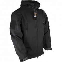 Куртка тактична Kombat UK Patriot Soft Shell Jacket XL, чорний, код: kb-pssj-blk-xl
