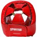 Боксерские шлем SportKo Red, код: S-OD1R
