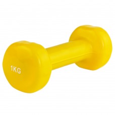 Гантель вінілова Stein 1х1 кг, жовта, код: DB3012-1yellow-ST Гантель вінілова Stein 1х1 кг, жовта, код: DB3012-1yellow-ST