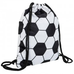 Рюкзак-мішок PlayGame Futball 10 л, чорний-білий код: GA-5973