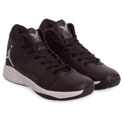 Кросівки для баскетболу Jdan розмір 45 (28,5см), чорний-білий, код:  F819-3_45BKW