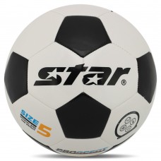 М"яч футбольний Star Prospec №5 PVC, білий-чорний, код: SB8655-S52