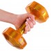 Гантель для фітнесу з TPU покриттям Zelart Jelly Urethane Coated Dumbbells 1х6,8кг, помаранчевий, код: TA-2946-15LB-S52