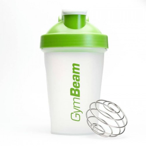 Шейкер GymBeam Blend Bottle 400 мл прозоро-зелений, код: 9000040010213