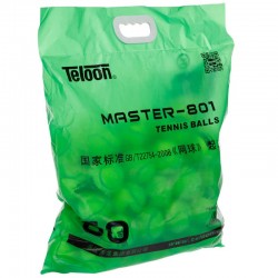 М"яч для великого тенісу Teloon Master-801 60шт салатовий, код: 801-60-S52
