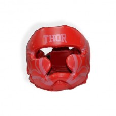 Шолом для боксу Thor Cobra L шкіра червоний, код: 727 (Leather) RED L