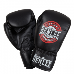 Рукавички боксерські Benlee Pressure 12oz, чорно-червоно-білий, код: 199190 (blk/red/white) 12oz