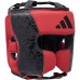 Шолом боксерський Adidas Combat 50 M, чорний-червоний, код: 15560-1088