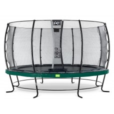 Батут c захисною сіткою Exit Elegant 427 см, зелений, код:  09.10.14.20