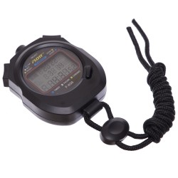 Секундомір Flott 30 результатів пам'яті, чорний, код: F-030-S52 Секундомір Flott 30 результатів пам'яті, чорний, код: F-030-S52