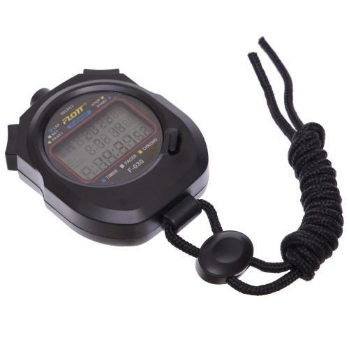 Секундомір Flott 30 результатів пам'яті, чорний, код: F-030-S52