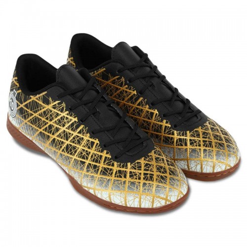 Футзалки взуття для міні-футболу Lijin, розмір 43, чорний-золотий, код: 333-39-45-1_43