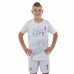 Форма футбольна дитяча AL Nassr Ronaldo 7 гостьова 2024, розмір 22, зріст 125-135, білий-сірий, код: CO-3645_22