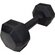 Гантель чавуна Kawmet Hexagonal 1х10 кг, код: M-8883719-IN Гантель чавуна Kawmet Hexagonal 1х10 кг, код: M-8883719-IN