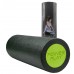 Масажний ролик (роллер) гладкий PowerPlay Fitness Roller 300x150 мм, чорний-зелений, код: PP_4021_BL/Green_(30x15)