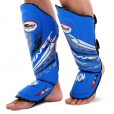 Захист гомілки та стопи для єдиноборств Twins M, синій код: BO-5030_MBL Захист гомілки та стопи для єдиноборств Twins M, синій код: BO-5030_MBL