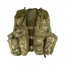 Житлет розвантажувальний Kombat UK Official MOD Cadet Assault Vest MK5, мультікам, код: kb-omcavmk5-btp