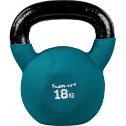 Гиря Movit прогумована 18 кг, чорний-зелений, код: M-9428081-IN