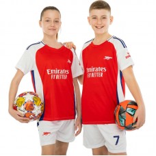 Форма футбольна дитяча PlayGame із символікою Arsenal домашня 2025, розмір 28, зріст 145-150, червоний-білий, код: CO-4608_28
