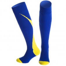 Гетри футбольні Norva розмір 40-45, синій-жовтий, код: KS-04L_BLY