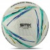 М"яч футбольний Soccermax №5, білий-бірюзовий, код: FB-8070_WT