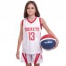 Форма баскетбольна підліткова PlayGame NB-Sport NBA Rockets 13 XL (13-16 років), ріст 150-160см, білий-червоний, код: BA-0966_XLBLR-S52