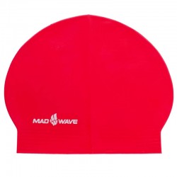 Шапочка для плавання MadWave Solid Soft, червоний, код: M056502_R