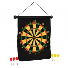 Дартс магнітний котрий згортається в рулон Roll-Up 6 дротиків і мішень Baili 41,5x47,5см, код: BL-1020B