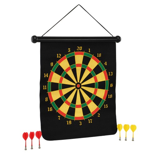 Дартс магнітний котрий згортається в рулон Roll-Up 6 дротиків і мішень Baili 41,5x47,5см, код: BL-1020B Дартс магнітний котрий згортається в рулон Roll-Up 6 дротиків і мішень Baili 41,5x47,5см, код: BL-1020B