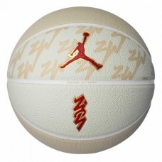 М"яч баскетбольний Nike Jordan All Court 8P Z Williamson Deflated Team розмір 7, золотий-білий-металік, код: 887791163417