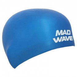 Шапочка для плавання силіконова стартова MadWave Soft Fina Approved L, синій, код: M053301_LBL