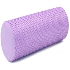 Масажний ролик EasyFit Foam Roller 30 см бузковий, код: EF-2024-V