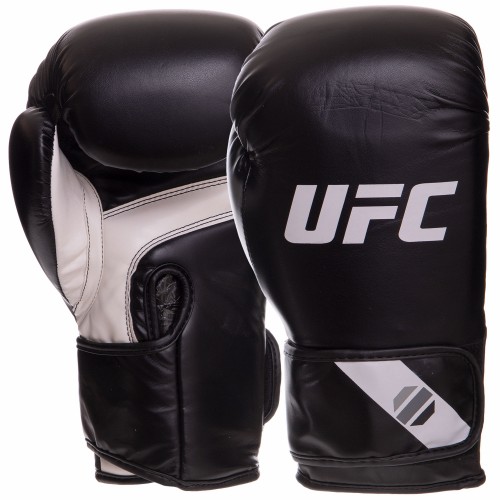 Рукавички боксерські UFC Pro Fitness 18 унцій чорний, код: UHK-75108-S52