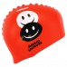 Шапочка для плавання силіконова юніорська MadWave Junior Emoji червоний, код: M057308