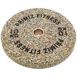 Бамперні диски із структурної гуми Record Bumper Plates 51мм, 10кг, сірий, код: TA-4787-10