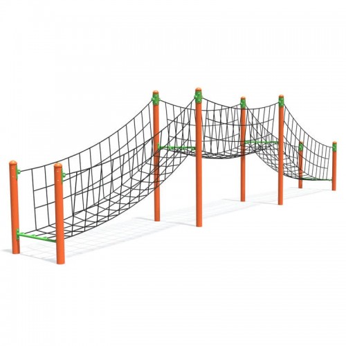 Канатний перехід InterAtletika 1240х1345х3062 мм, код: LK825-SM