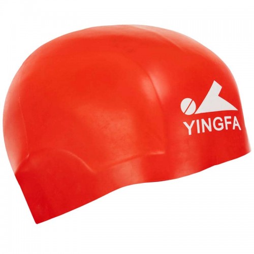 Шапочка для плавання силіконова для дорослих Yingfa Speed L, червоний, код: C0073_LR