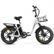 Електровелосипед Samebike C05 Pro (500 Вт, 15 А*год, 36 В), колеса 20", з ручкою газу, білий, код: SMB-C05-Pro-white