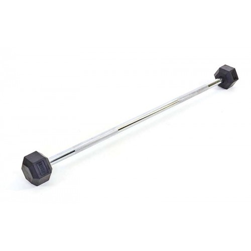 Штанга фіксована BioGym Rubber Hexagon Barbell 20 кг, код: TA-6230-20